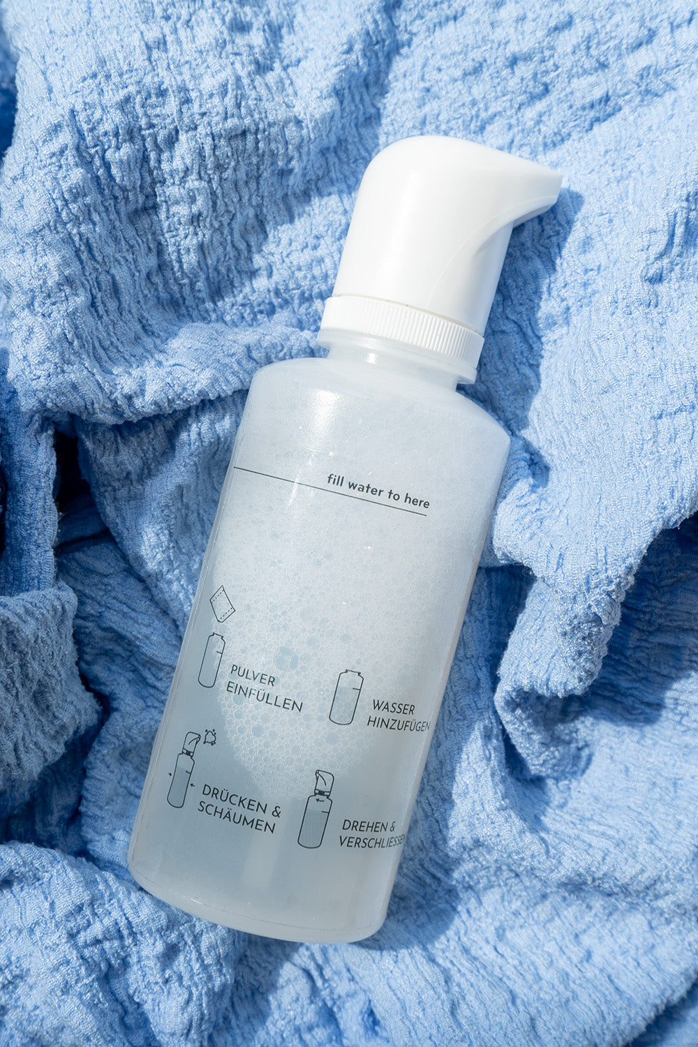 Schäumende Reisegröße Rückseite Better by Less