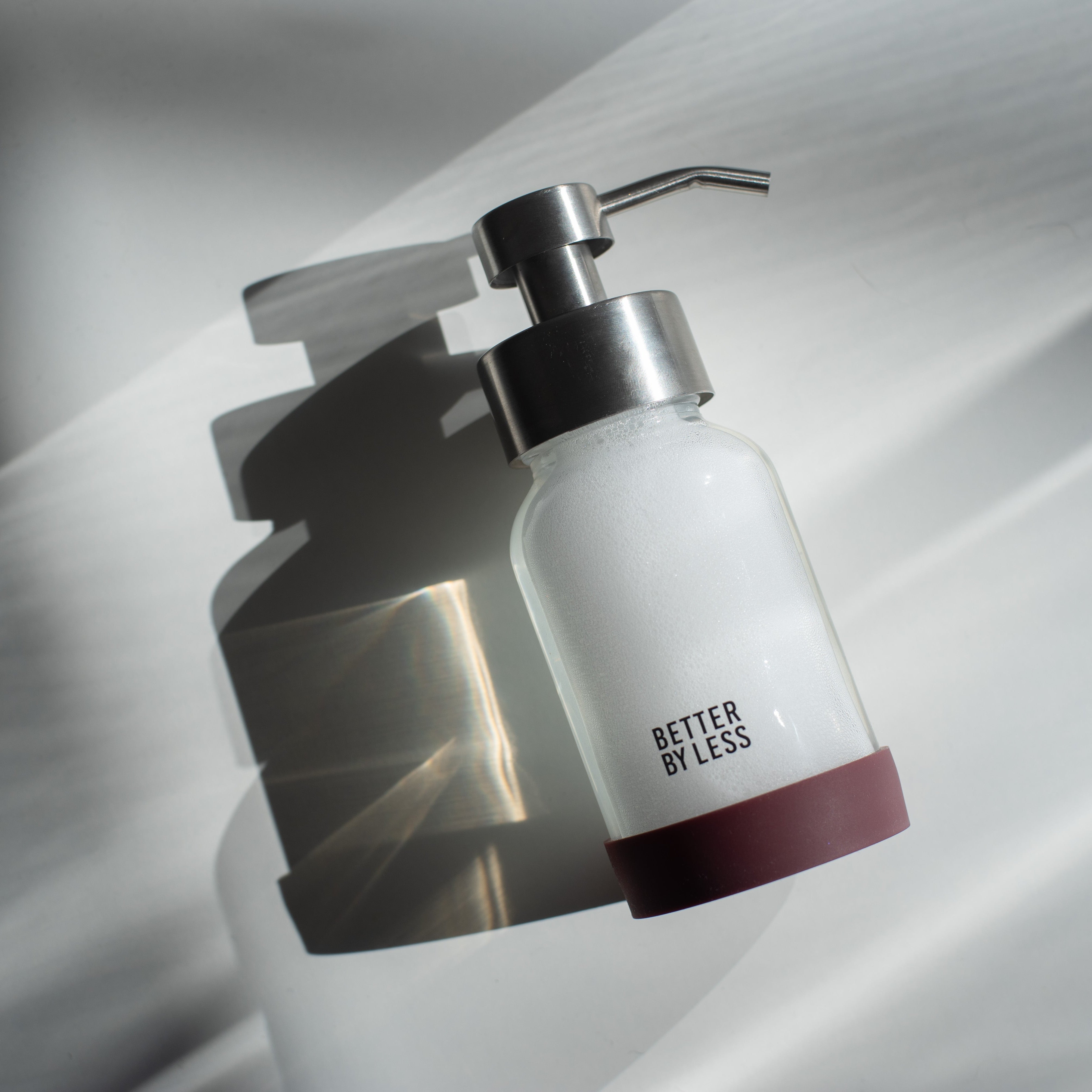 Aufbrauchpumpe für Gelseife | silber