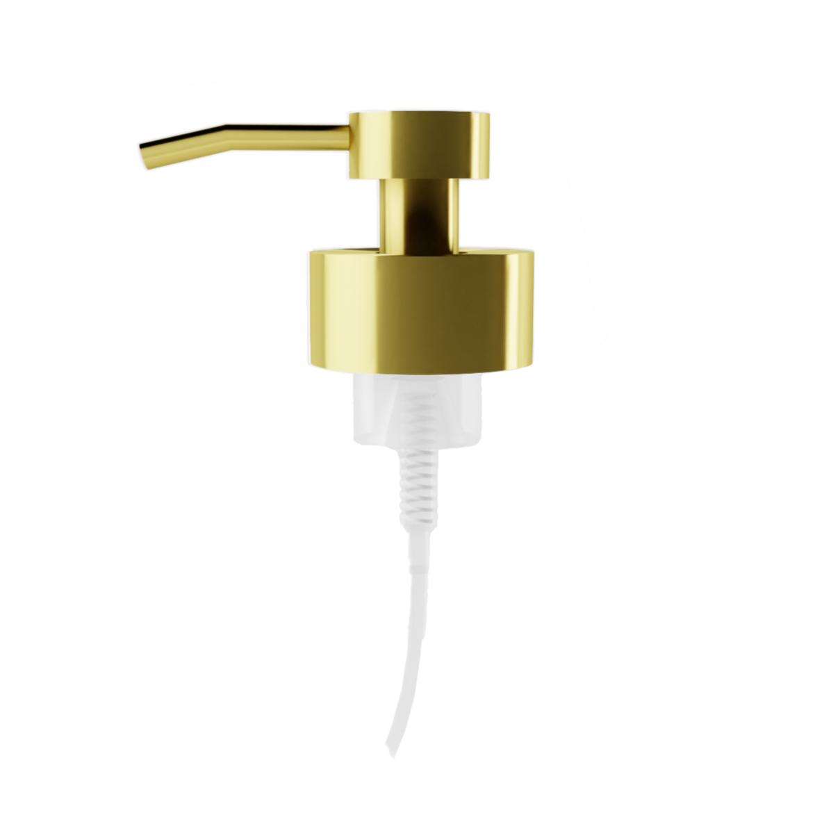 Schaumpumpkopf | Gold & Weiß