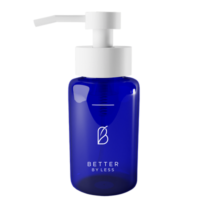 Better Bottle | blaues PET | Weiß & Gold